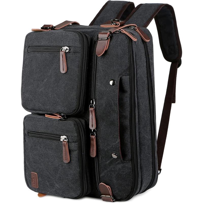 Convertible Briefcase Backpack 17 Inch Laptop Bag Case Business Briefcase HB-22