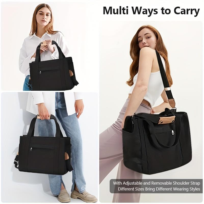 Tote Bag For Women, Large Capacity Crossbody Bag, With A Wide Range Of Storage Options And Organisational Features, Ideal For Travelling, Shopping, Outdoor Picnics