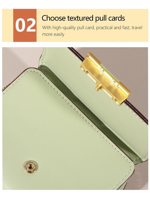 Women's Solid Color Short Wallet, Fashionable Zipper Card Holder, Simple All-match Purse for Daily Used, Casual Trendy Versatile High-quality Daily Wallet