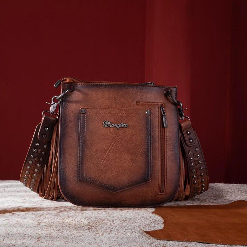 Wrangler Rivets Fringe Concealed Carry Crossbody