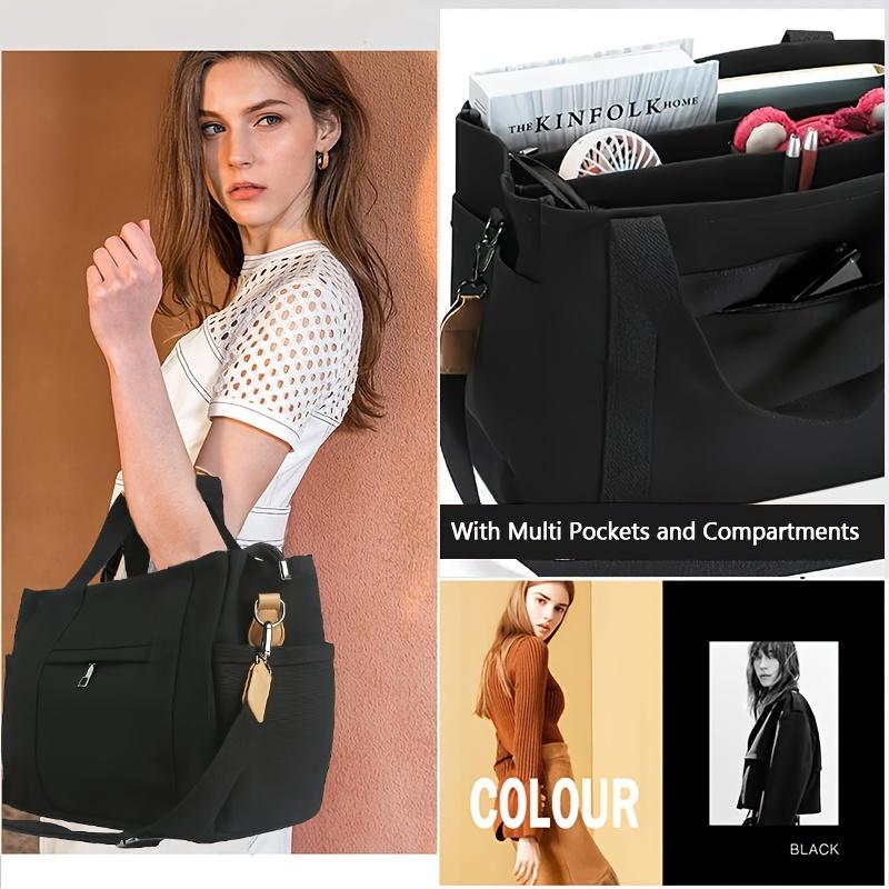 Tote Bag For Women, Large Capacity Crossbody Bag, With A Wide Range Of Storage Options And Organisational Features, Ideal For Travelling, Shopping, Outdoor Picnics