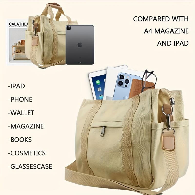 Tote Bag For Women, Large Capacity Crossbody Bag, With A Wide Range Of Storage Options And Organisational Features, Ideal For Travelling, Shopping, Outdoor Picnics