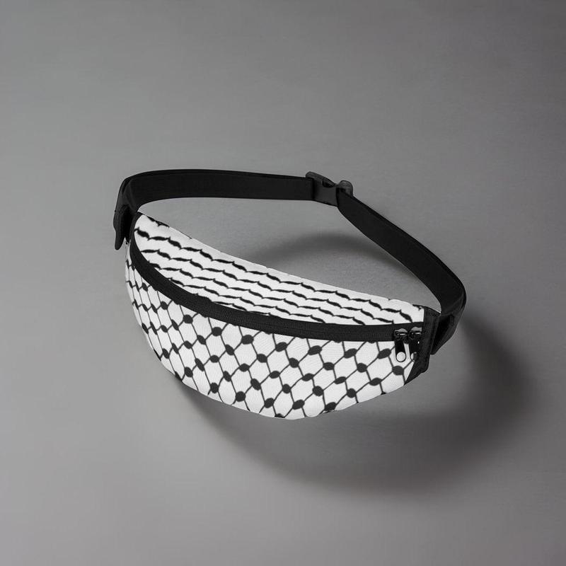 Adjustable Keffiyeh Fanny Pack – Versatility and Style on the Go