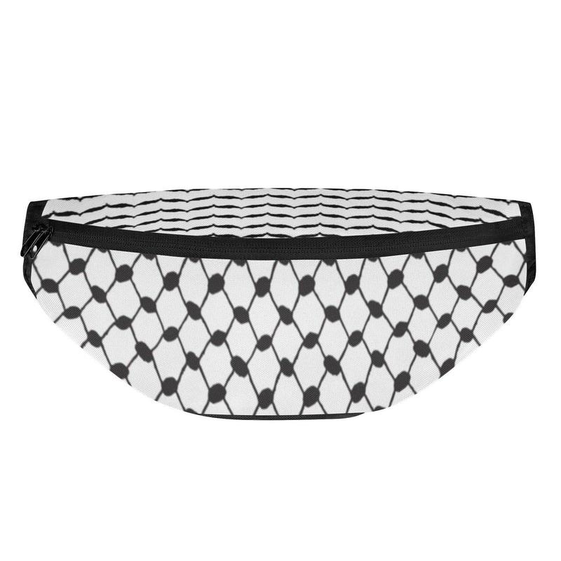 Adjustable Keffiyeh Fanny Pack – Versatility and Style on the Go