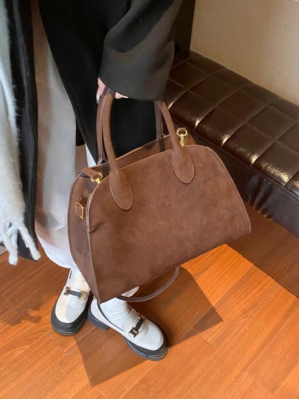 Women's Solid Color   Crossbody Bag, Fashionable Large Capacity Handbag, Casual and Fashionable Multi-functional High-quality Daily Commuting Bag