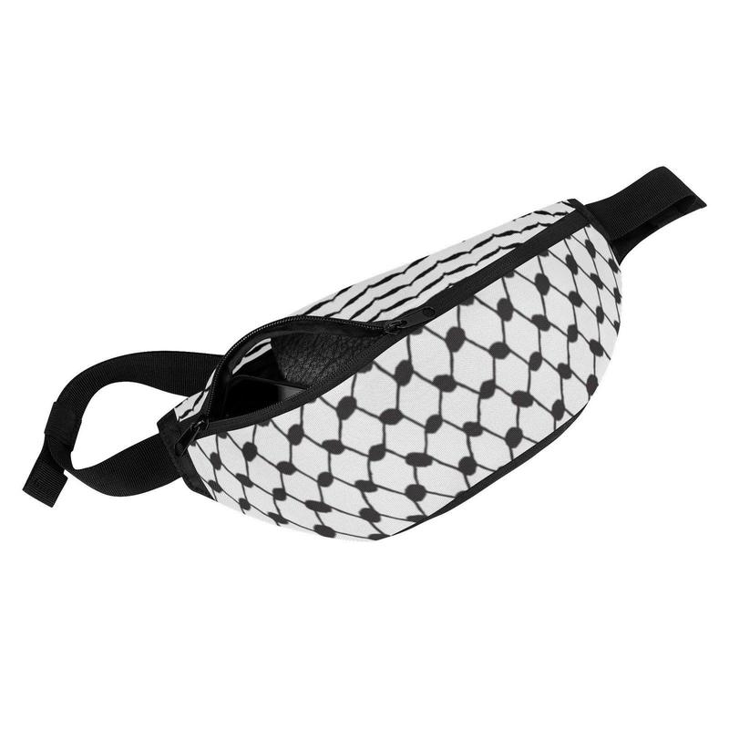 Adjustable Keffiyeh Fanny Pack – Versatility and Style on the Go