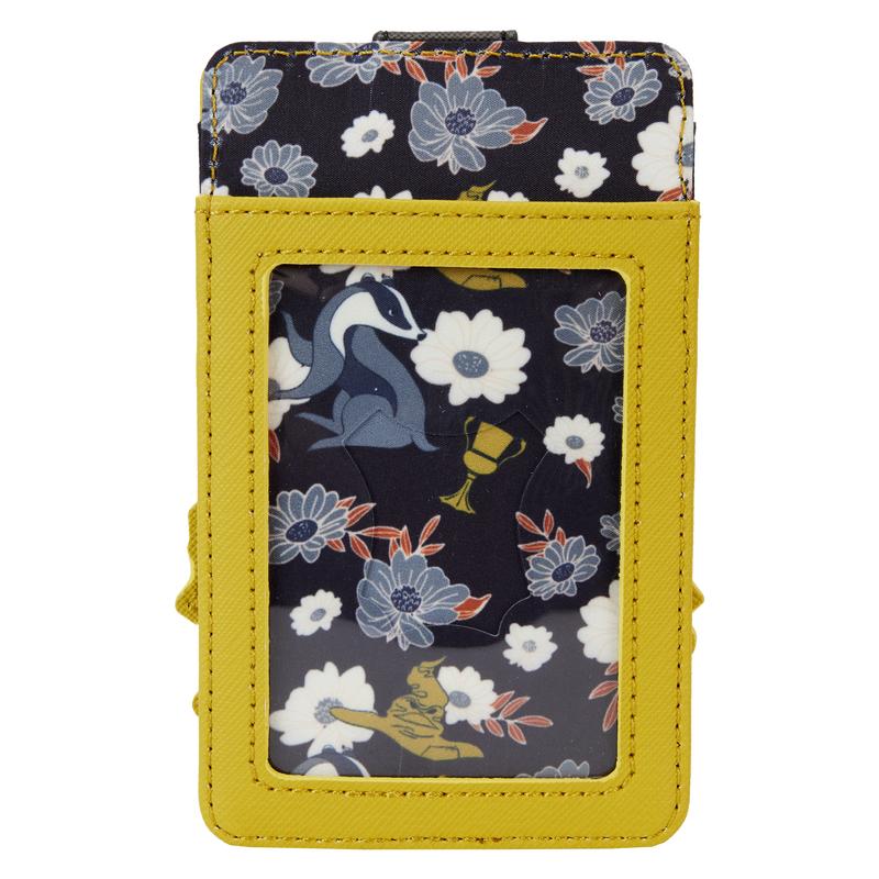 Harry Potter Hufflepuff House Floral Tattoo Card Holder