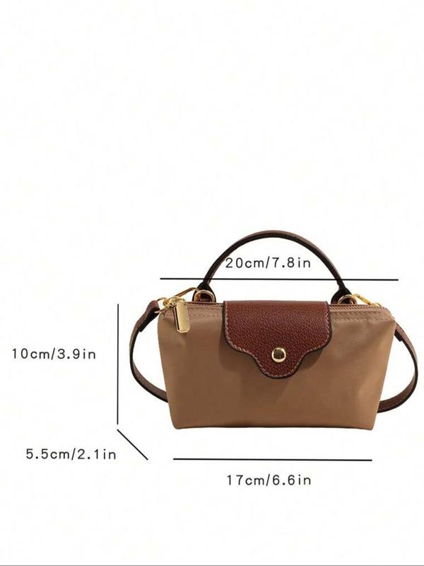 Women's Elegant Minimalist Handbag, Fashionable Solid Color Crossbody Bag, Versatile Handbag for Daily Outings, Office Workers Commuting, Shopping Malls, Party