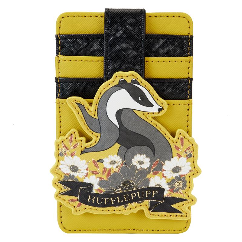 Harry Potter Hufflepuff House Floral Tattoo Card Holder