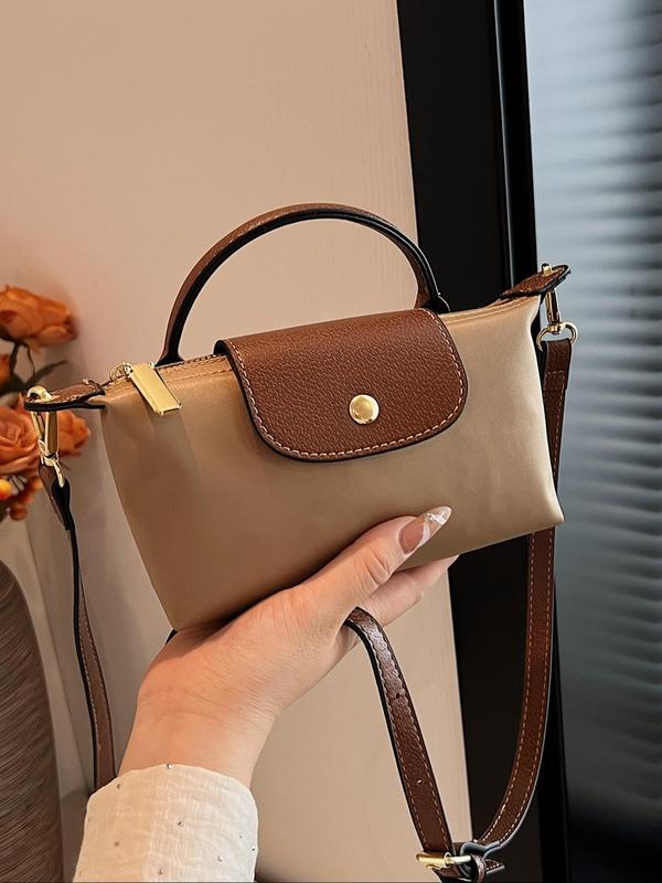 Women's Elegant Minimalist Handbag, Fashionable Solid Color Crossbody Bag, Versatile Handbag for Daily Outings, Office Workers Commuting, Shopping Malls, Party