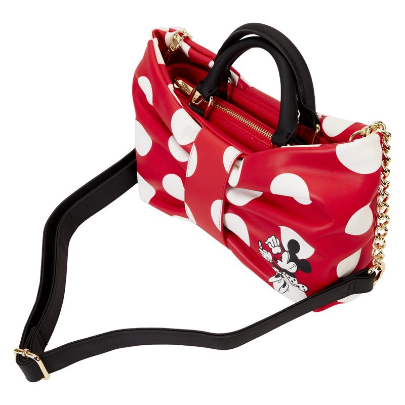 Minnie Mouse Rocks the Dots Classic Bow Figural Crossbody Bag