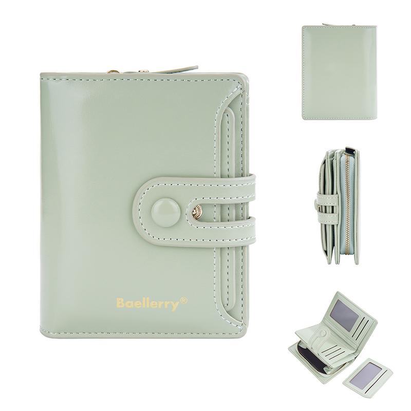 Disassembly ID window Timothy Double Fold Ms. Wallet -Multi -Card Wallet -Zipper Pocket and ID Window, Best Surprise