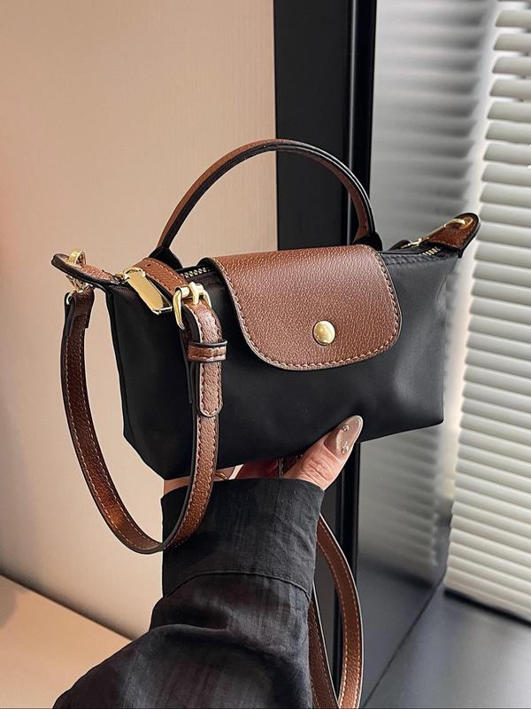 Women's Elegant Minimalist Handbag, Fashionable Solid Color Crossbody Bag, Versatile Handbag for Daily Outings, Office Workers Commuting, Shopping Malls, Party