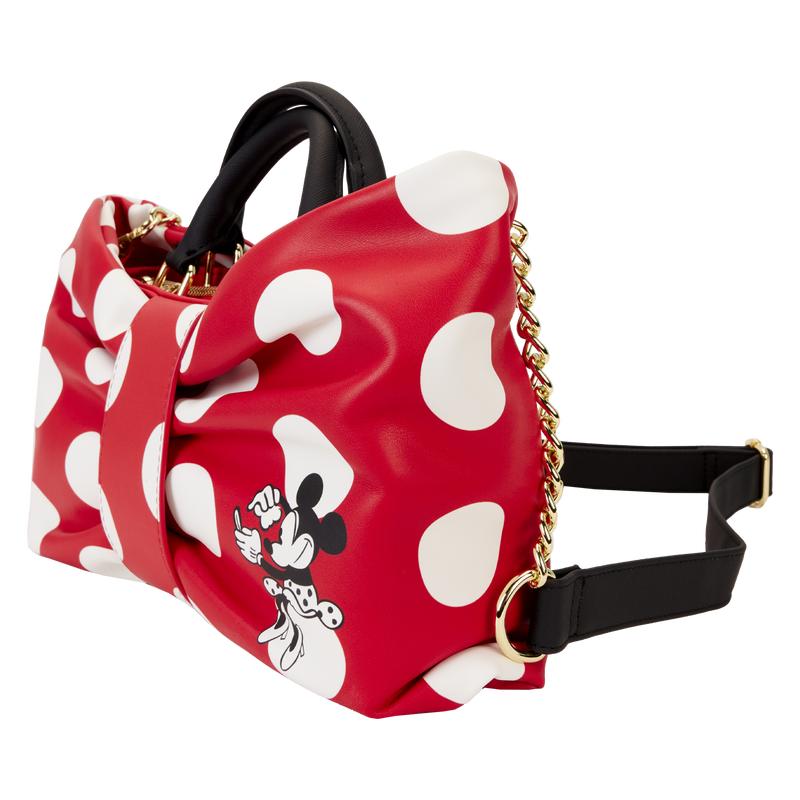 Minnie Mouse Rocks the Dots Classic Bow Figural Crossbody Bag