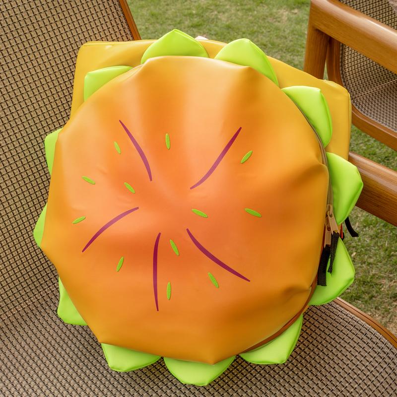 Fashionable Novelty Hamburger Design Backpack, Cute Volume Backpack with Adjustable Strap For Daily Used, Cute Student School Book Bag