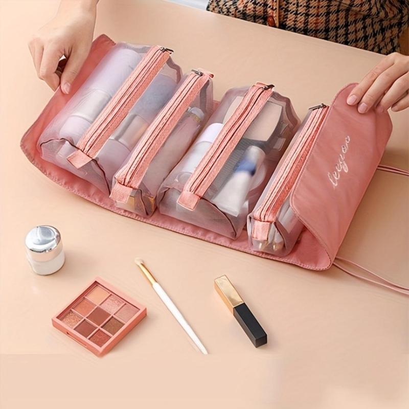 Cosmetic Bag, Summer Gifts, Travel Foldable Makeup Storage Bag, Portable Multi-functional Toiletry Bag, Makeup Organizer, Christmas Gift