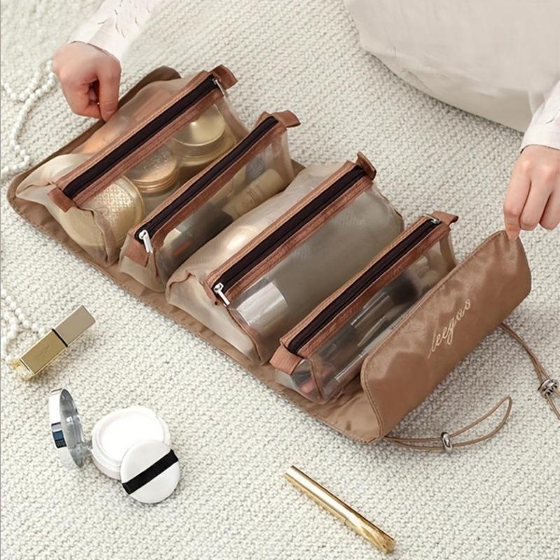 Cosmetic Bag, Summer Gifts, Travel Foldable Makeup Storage Bag, Portable Multi-functional Toiletry Bag, Makeup Organizer, Christmas Gift