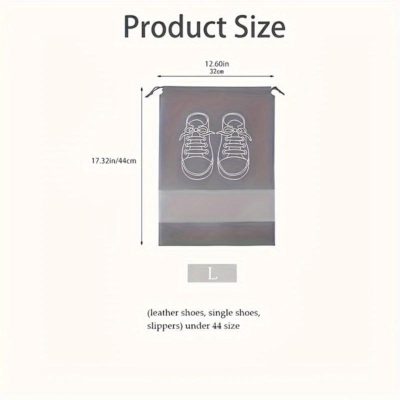 10PCs Portable Dustproof Travel Shoes Storage Bag-Nonwoven Fabric Storage Box for Cleaning Ordered Shoes Organiser