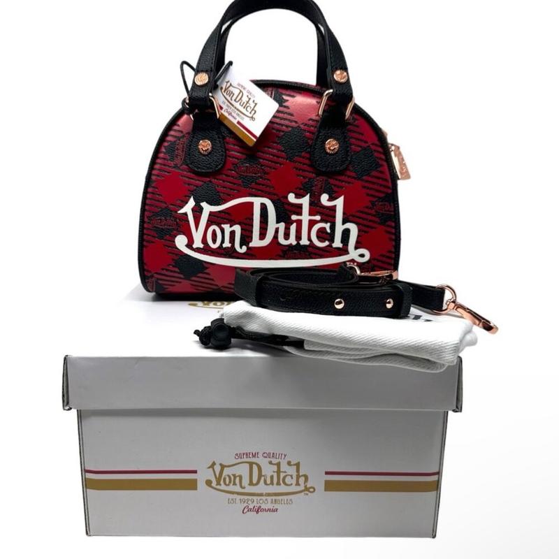 VON DUTCH BOWLING STYLE HANDBAG