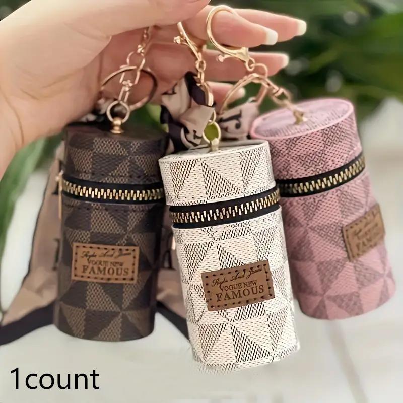 Vintage Style Mini Storage Bag, Multi-functional Coin Purse with Random Scarves, Portable Storage Bag for Earphone, Key, Lipstick, Home Organizer