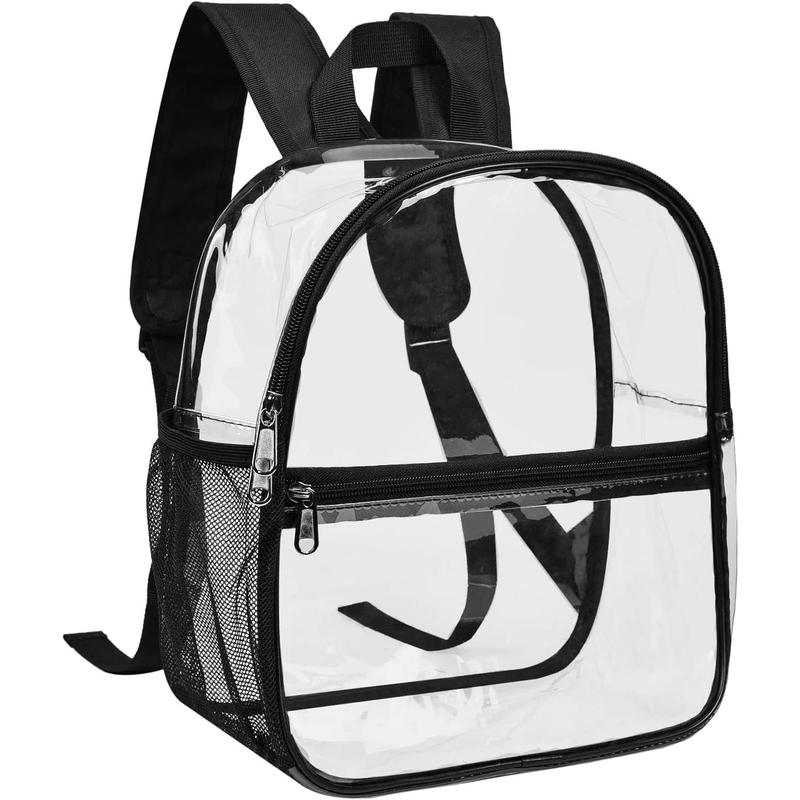 Clear Backpack for Stadium Approved 12*6*12, Water proof Clear Bag for Stadium Events and Concert Work Sport Event