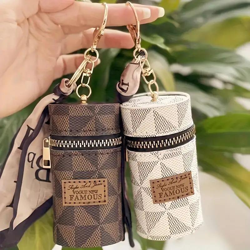 Vintage Style Mini Storage Bag, Multi-functional Coin Purse with Random Scarves, Portable Storage Bag for Earphone, Key, Lipstick, Home Organizer