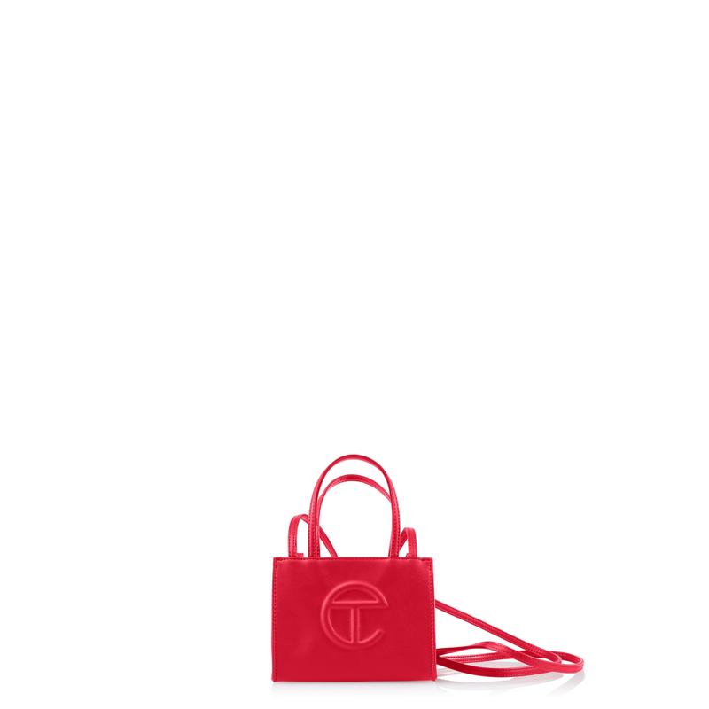 NWT Telfar Red small shopping bag