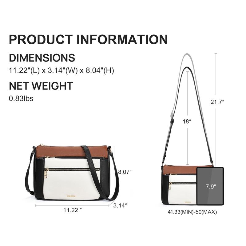 Telena Crossbody Bags for Women Leather Cross body Purse Camera Bag With Adjustable Strap crossbody purse