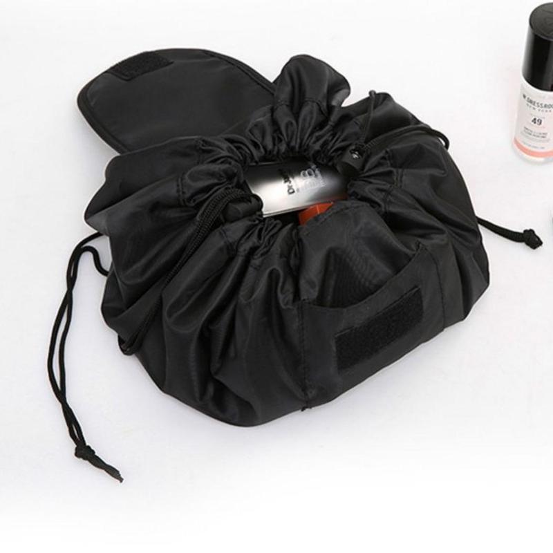 Drawstring Makeup Bag, 1 Count Portable Travel Cosmetic Storage Bag, Makeup Organizer Pouch, Versatile Storage Bag for Skincare, Lotion, Cream