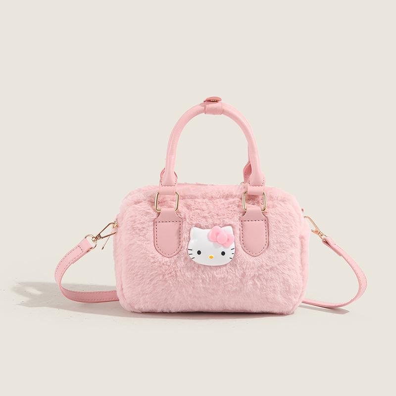 Kitty2024 Autumn and Winter New Furry Handbag Fashion Crossbody Fur Bag