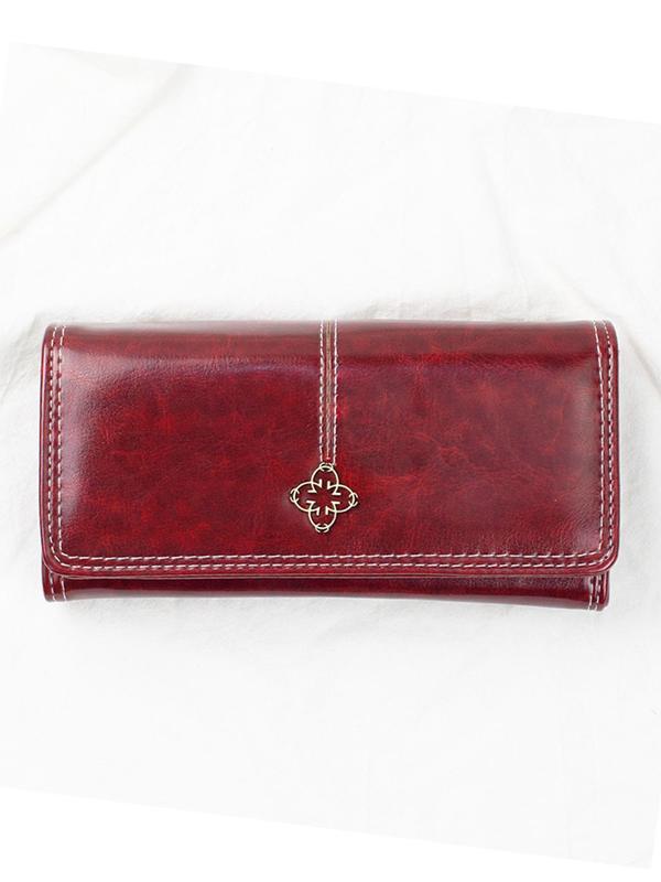 Women's Fashionable Long Wallet, Vintage Style Card Holder, Casual Trendy Versatile High-quality Wallet for Daily Use