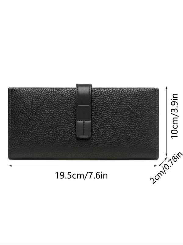 Women's Fashion Bifold Long Wallet,  Casual Card Slots Holder, Pu Leather Zipper Wallet for Daily Used, Casual Trendy Versatile High-quality Daily Commuting Bag