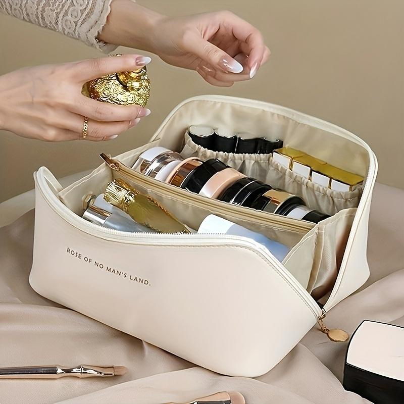 Portable Large Capacity Cosmetic Bag, Simple Toiletries Travel Bag, Lightweight Cosmetic Bag