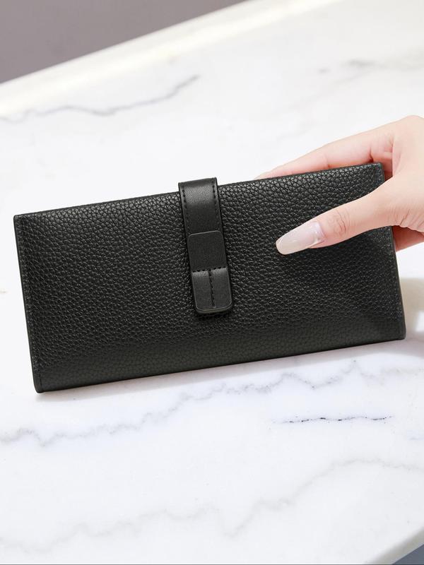 Women's Fashion Bifold Long Wallet,  Casual Card Slots Holder, Pu Leather Zipper Wallet for Daily Used, Casual Trendy Versatile High-quality Daily Commuting Bag