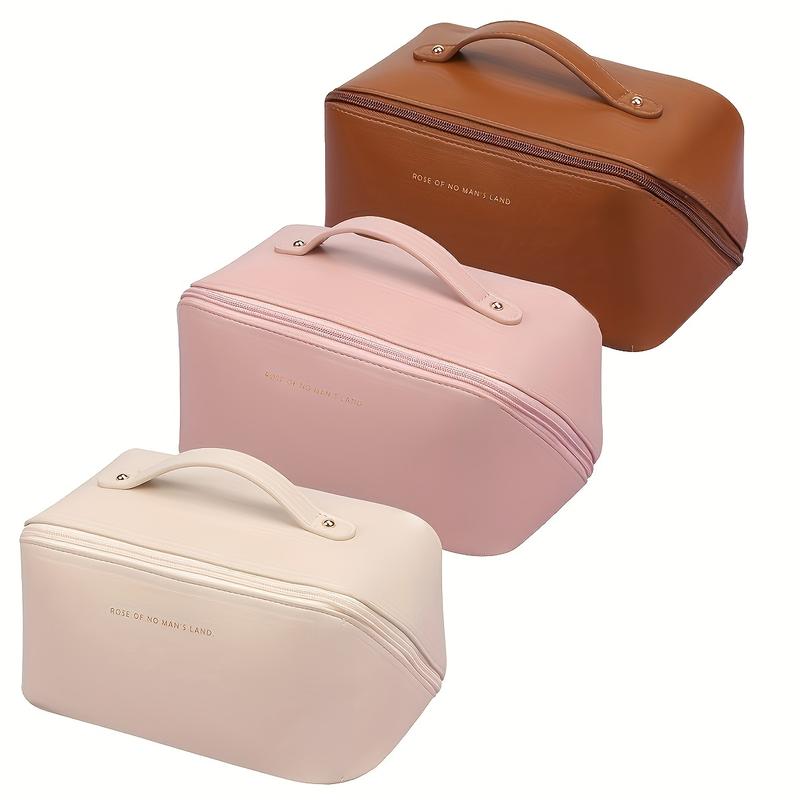 Portable Large Capacity Cosmetic Bag, Simple Toiletries Travel Bag, Lightweight Cosmetic Bag