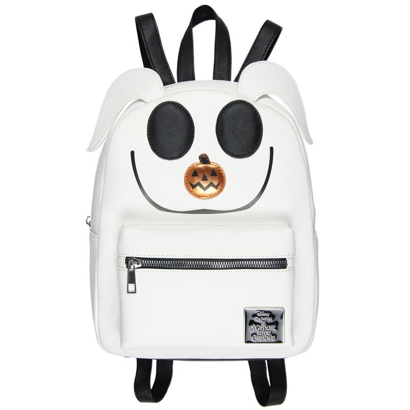 Disney Nightmare Before Christmas Zero The Dog PU Leather Cute Mini Backpack Purse Tote Bag Small Mini Travel Backpack