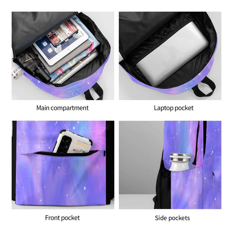 Aphmau Backpack Functional Backpack Cute Backpack Bookbag Casual Lightweight Laptop Backpacks Full Print Backpacks Multifunctional Backpack