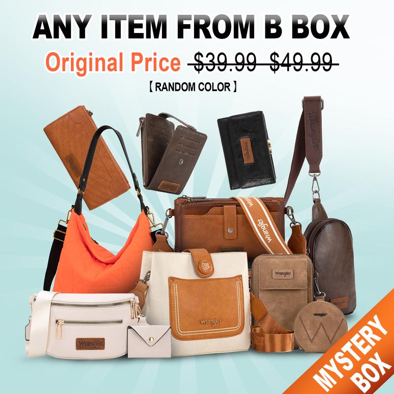 Wrangler Mystery Boxes - Uncover the Western Collection bags