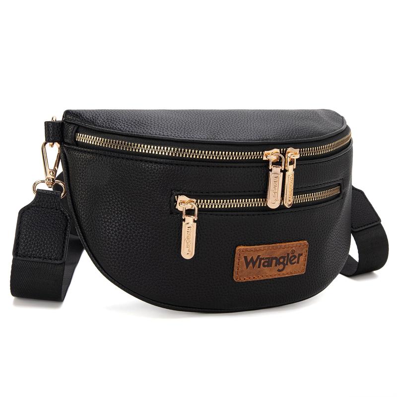 Wrangler Crossbody Bag for Women Cute Fanny Pack Small Belt Chest Waist Bag