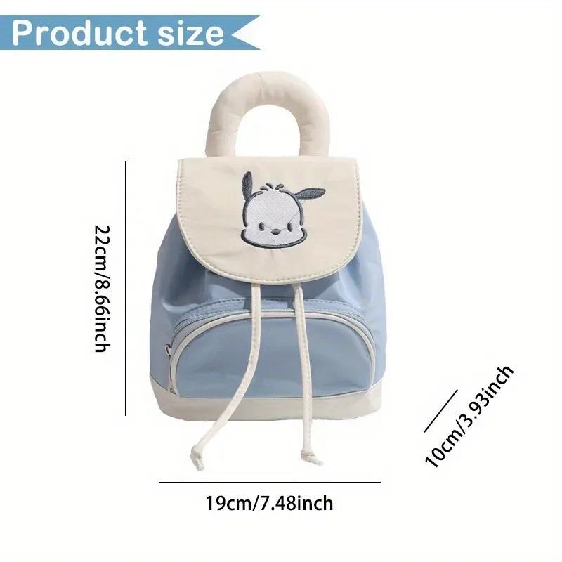 Sanrio Kuruomi Backpack Kawaii Cute Cartoon Anime Design Minimalist Backpack Fashionable Girl Heart Sweet Style Leisure Backpack