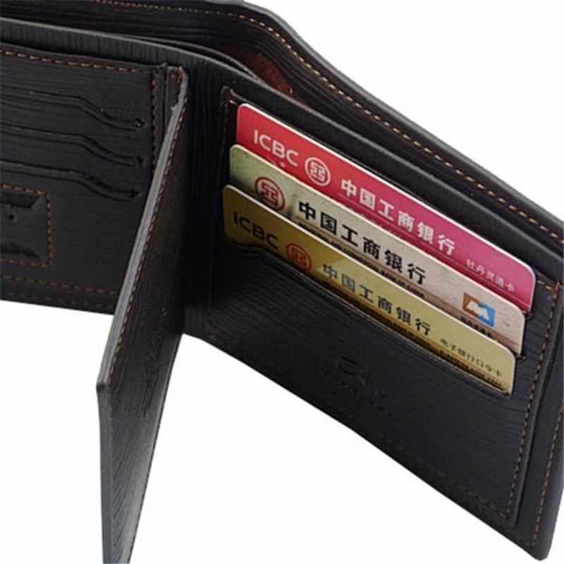 Men's Genuine Leather Credit Card Holder Wallet Bifold ID Cash Purse Clutch US