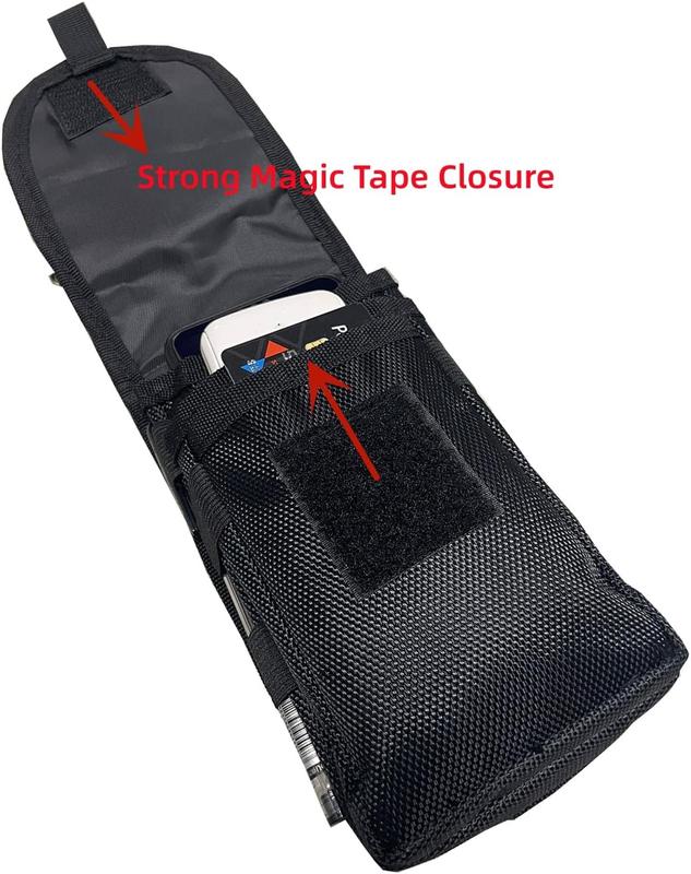 Dual Cell Phone Pouch Holsters for Men Belt, Multi-Purpose Phone Belt Pouch, Phone Case Tool Holder,  Phone Pouch Carrying Case, Men's  Pocket for Hiking,Rescue,Working