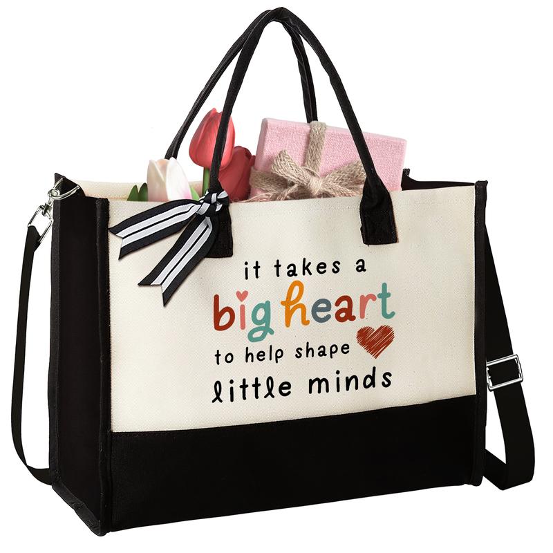 Teacher Gifts for Women - Teacher Appreciation Gifts, Gifts for Teachers Women - Teacher Appreciation Week Gifts, Teacher Birthday Gift, Back To School Gifts - Teacher Tote Bags for Women - Tote Bag