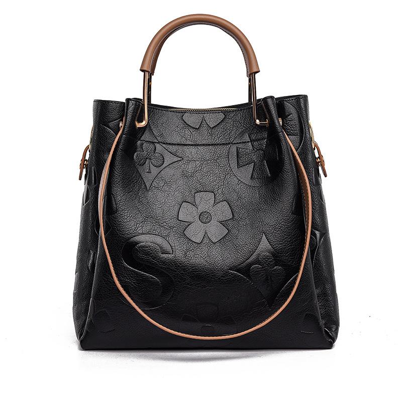 Best-Selling New Cross-Border Women’s Handbag  High-End Embossed Fashion Bag  Large-Capacity Tote