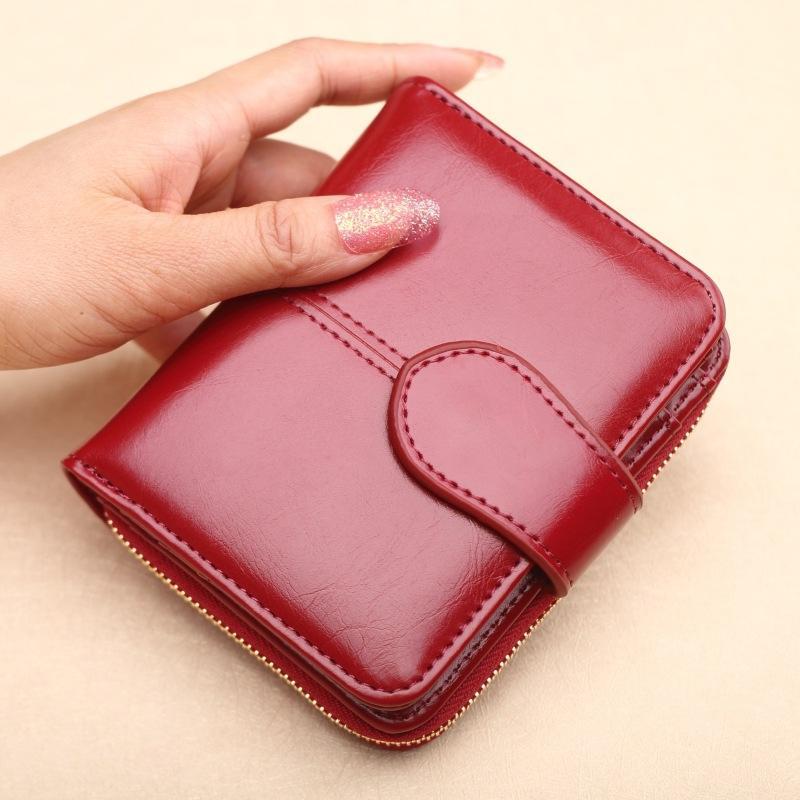 Vintage PU Leather Women's Wallet, Durable Mini Women's Small Short Wallet, Minimalist Wallet for Women & Girl