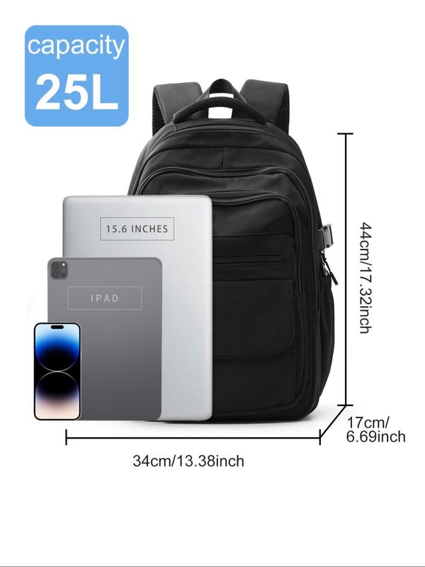 Lightweight Large Capacity Travel Backpack, Backpacks for School,  2024 New Style Fashionable Minimalist Student School Bag, Waterproof Anti-theft Outdoor Sports Backpack