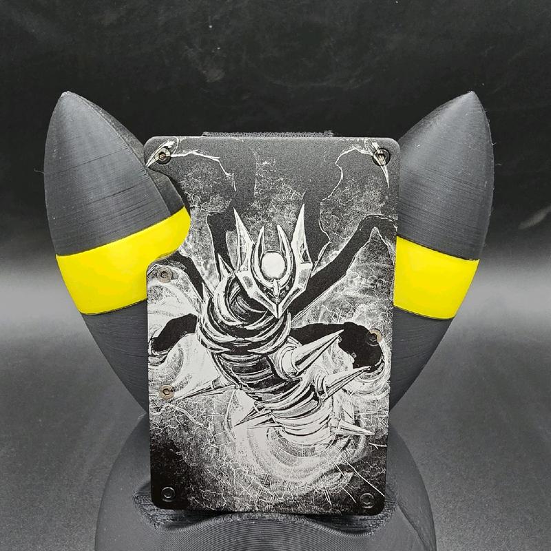 Pokémon Giratina Wallet Laser Engraved Aluminum Card Holder With Money Clip