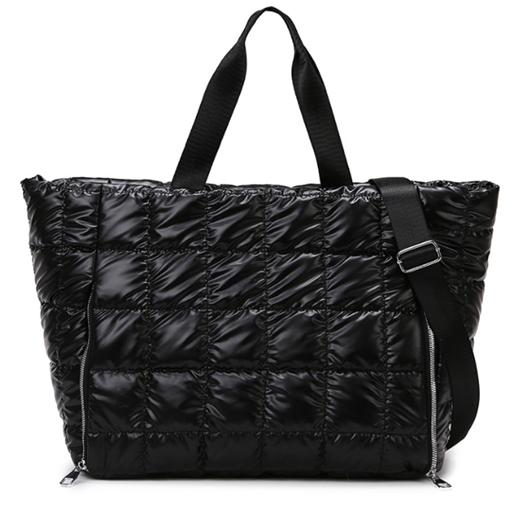 Quilted Puffer Tote Bag