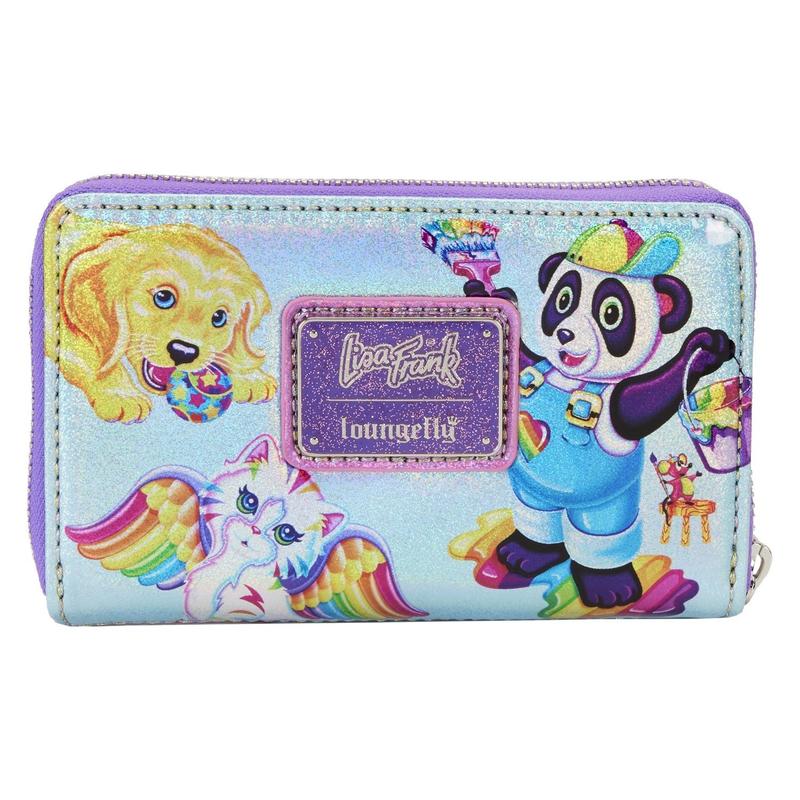 LISA FRANK COLOR BLOCK WALLET Loungefly