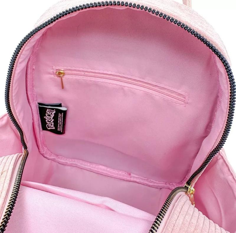 Pokemon Mini Backpack - Pink Corduroy Eevee